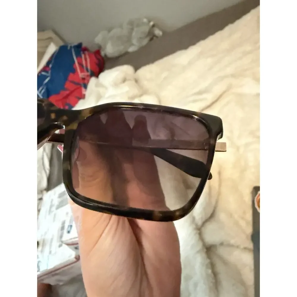 QUAY Level Up Remixed Tortoise Square Sunglasses Brown